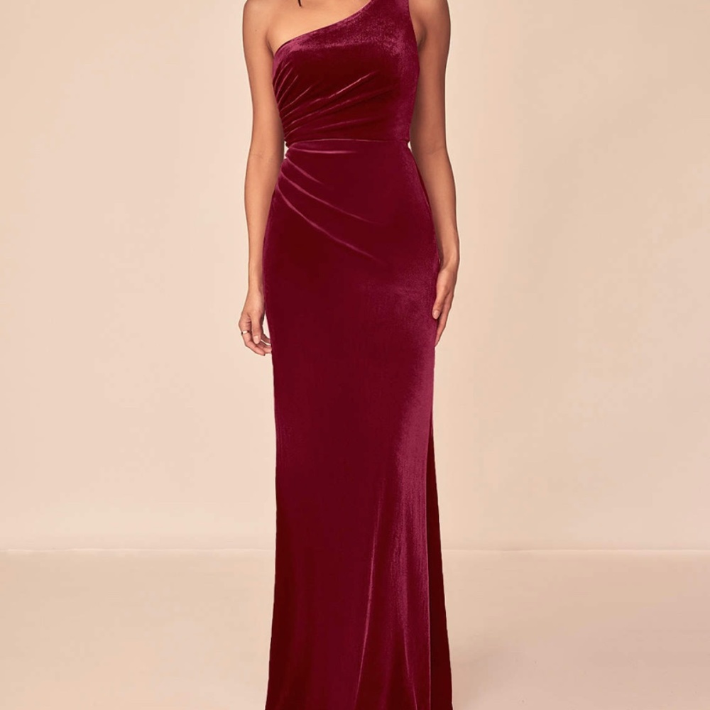 Cabernet bridesmaids dress